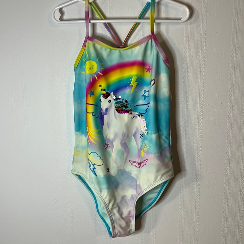 Wonder nation girls size 6x bathing suit